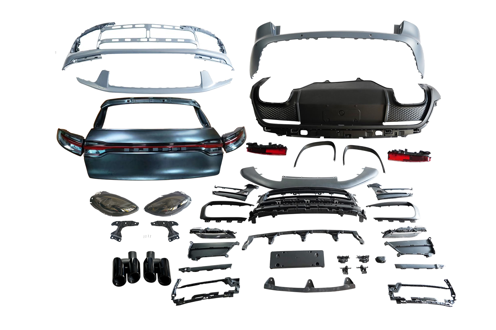 Kit De Carrocería Porsche Macan 2014-2019 Look 2023