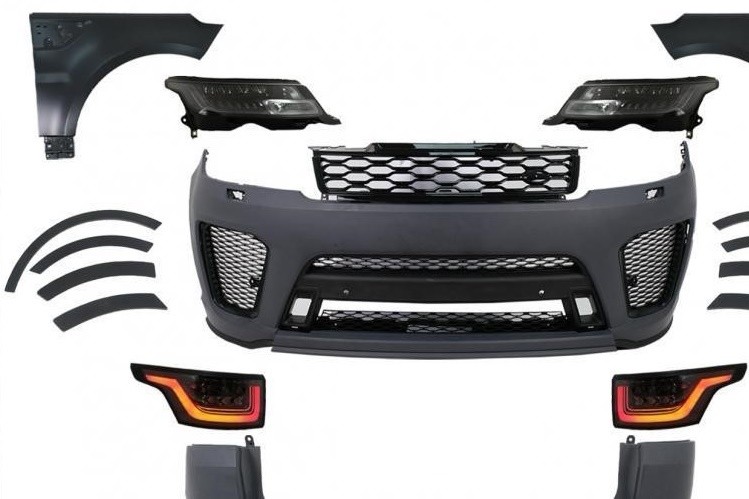 Kit De Carrocería Range Rover Sport 2013-2017 Look 2018 SVR - Imagen 2