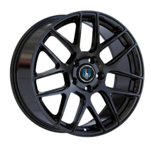 4 LLANTAS CBS 02 EN 18 PULGADAS CON ACABADO GLOSS BLACK