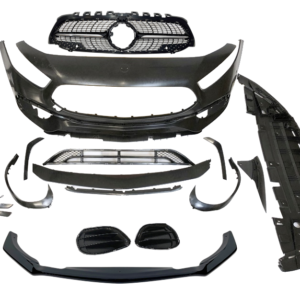 Paragolpes Delantero Mercedes W177 / V177 2018-2023 look A45 S Diamond II Spoiler delantero