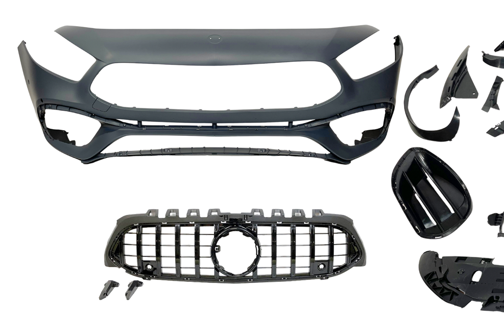 Paragolpes Delantero Mercedes W177 / V177 2023+ look A45S - Imagen 2