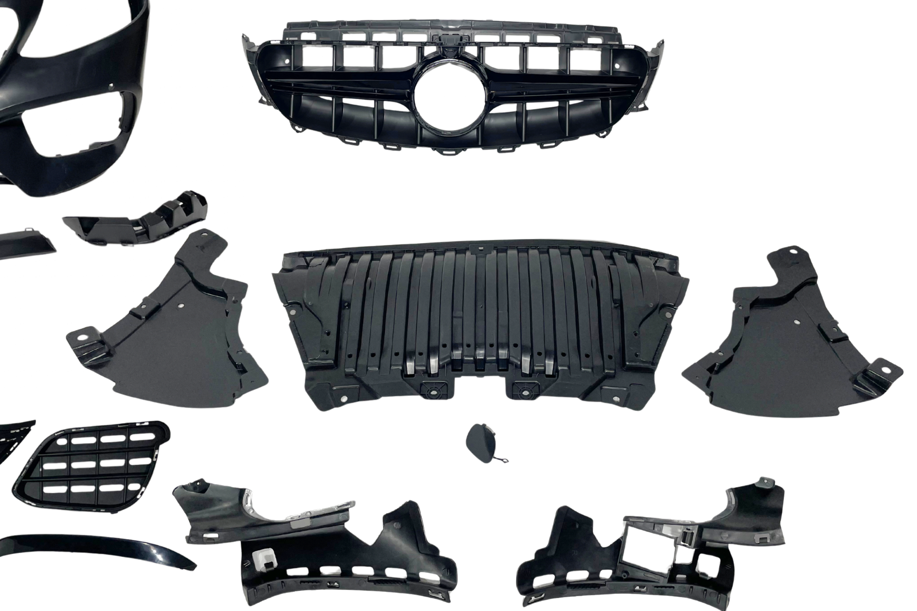 Paragolpes Delantero Mercedes W213 4p 2016-2019 / C238 look AMG E63 - Imagen 3