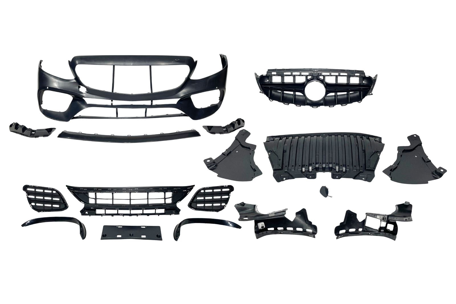 Paragolpes Delantero Mercedes W213 4p 2016-2019 / C238 look AMG E63