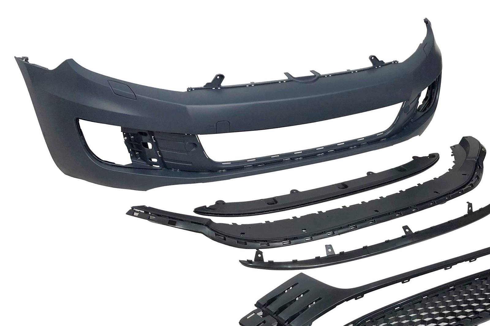 Paragolpes Delantero Volkswagen Golf 6 Look GTI Spoiler delantero - Imagen 6