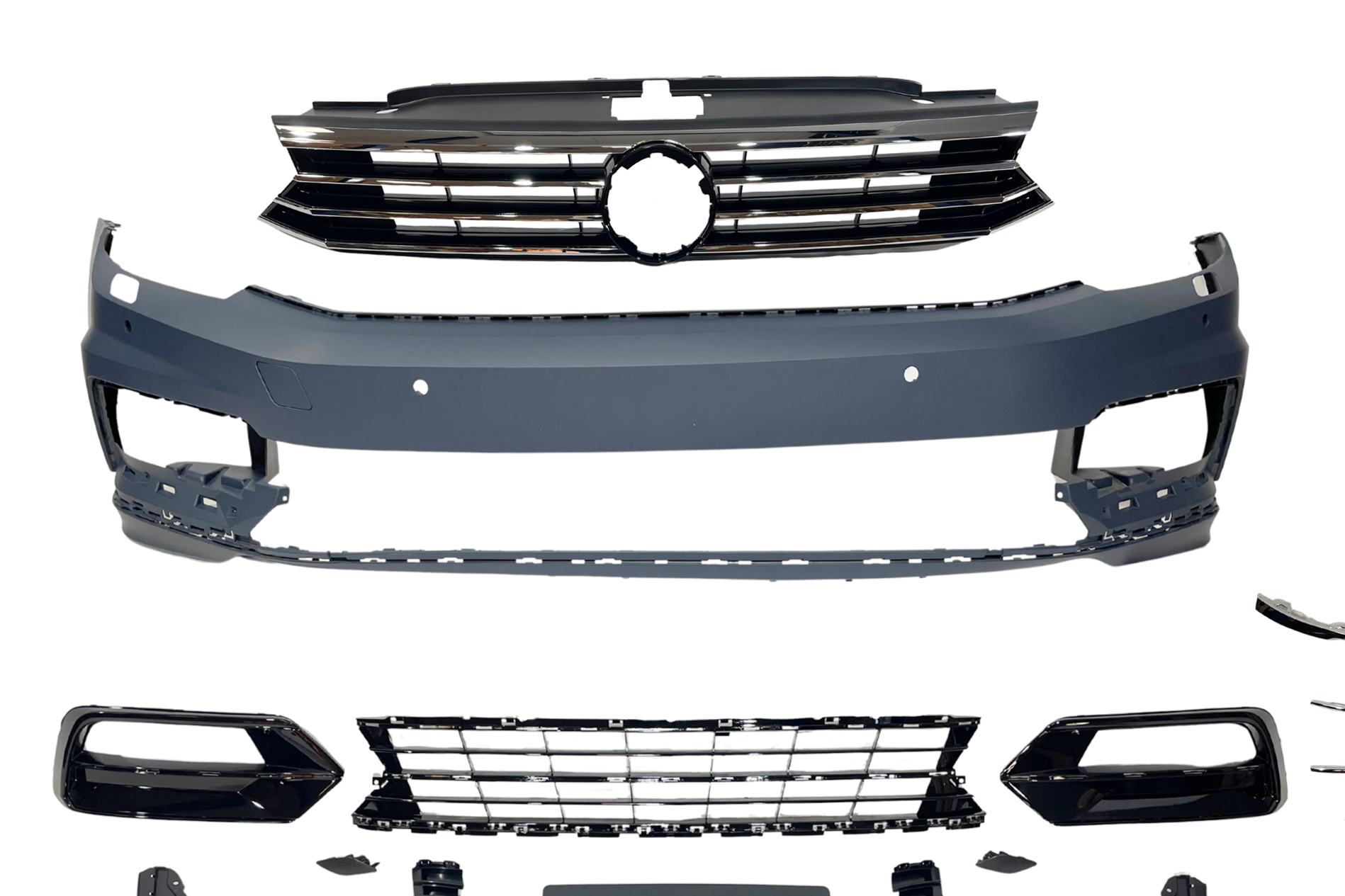 Paragolpes Delantero Volkswagen Passat 2015 Look R - Imagen 2