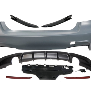 Paragolpes Trasero BMW F30 Look M Performance 2 Salidas doble Punteras