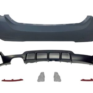 Paragolpes Trasero BMW F32 / F33 / F36 Look M Performance 1 Salida doble