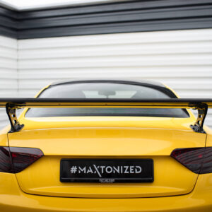 Carbon Spoiler With External Brackets Uprights Audi A5 Coupe 8T