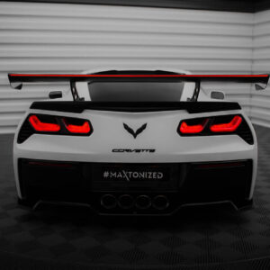 ALERON DE CARBONO With Internal Brackets Uprights + LED Chevrolet Corvette Stingray / Grand Sport C7