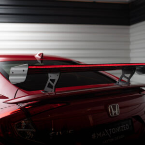 ALERON DE CARBONO With Internal Brackets Uprights + LED Honda Civic SI Mk10