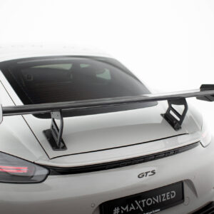 ALERON DE CARBONO With Internal Brackets Uprights V.2 Porsche 718 Cayman 982c