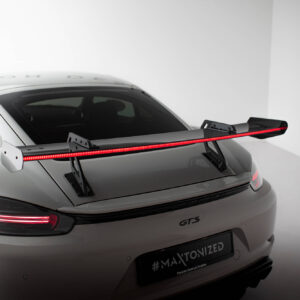 ALERON DE CARBONO With Swan Mounting V.1 + LED Porsche 718 Cayman 982c
