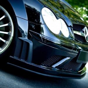SPOILER DELANTERO MERCEDES CLK W209 BLACK (SL BLACK SERIES LOOK)