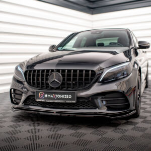 SPOILER DELANTERO V.1 Mercedes-Benz C AMG Line Sedan / Coupe / Estate W205 / C205 / S205 Facelift