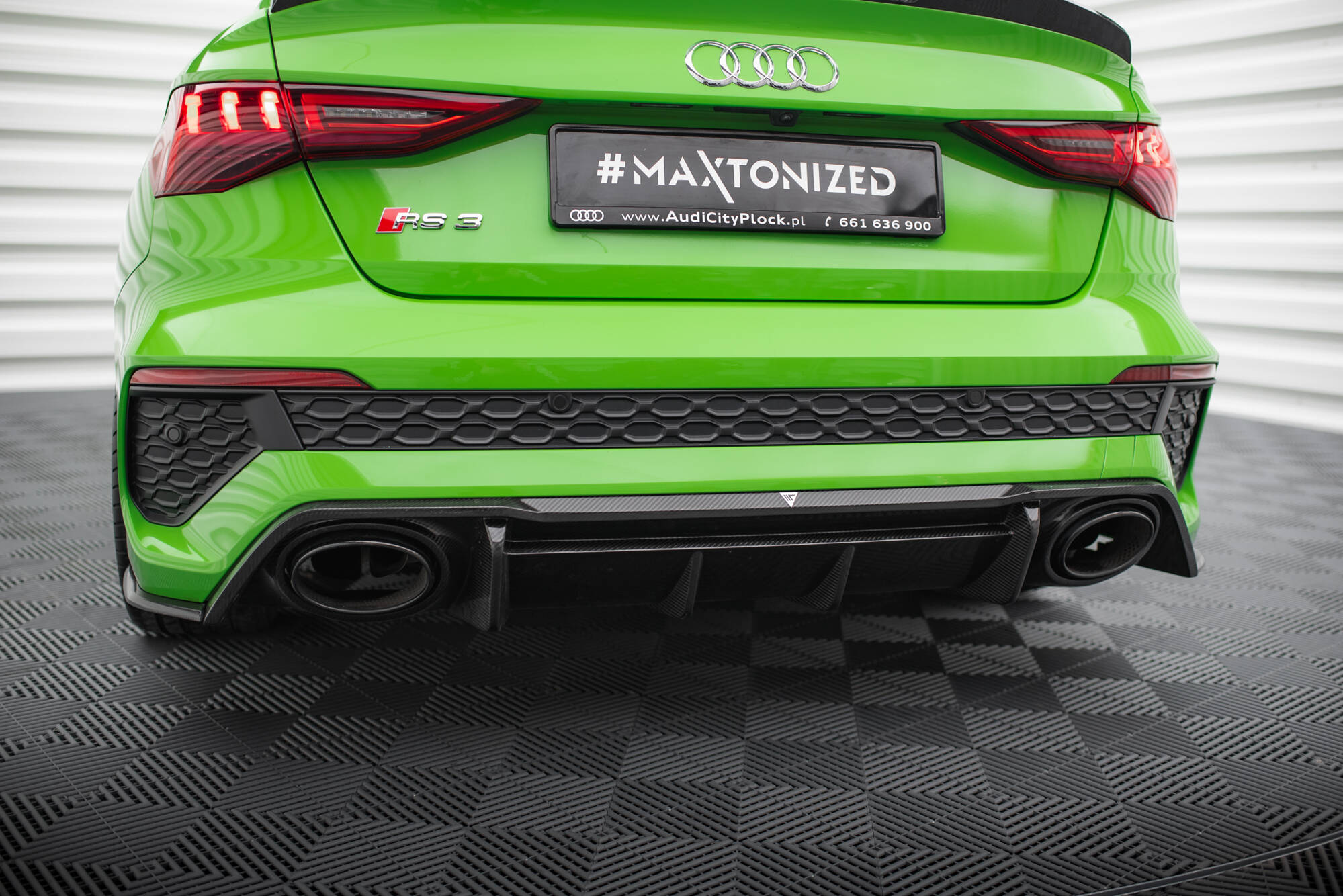 20621 Prepreg Carbon Fiber Rear Diffuser Audi RS3 8Y - Imagen 8