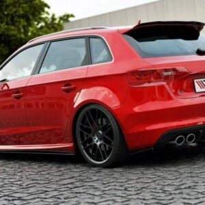 1086 Rear Side Splitters Audi S3 A3 S Line 8V Hatchback Sportback
