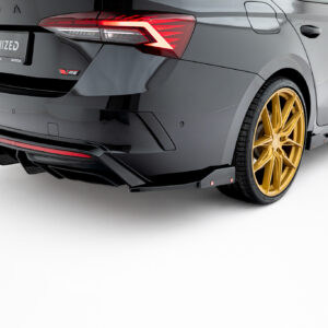 DIFUSOR TRASERO V.4 + Flaps Skoda Octavia RS Combi / Liftback Mk4 / Mk4 Facelift