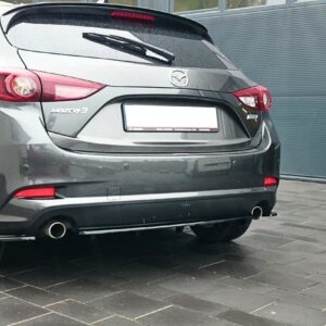DIFUSOR TRASERO Mazda 3 BN (Mk3) Facelift (with vertical bars)
