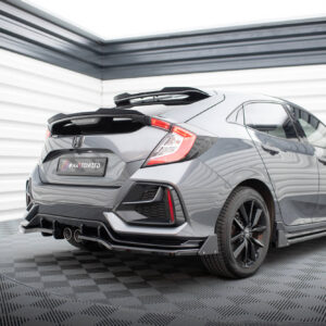 DIFUSOR TRASERO V.1 (with vertical bars) + Flaps Honda Civic Sport Mk 10 Facelift