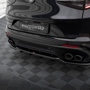 DIFUSOR TRASERO (CON BARRAS VERTICALES) Alfa Romeo Stelvio Quadrifoglio Mk1