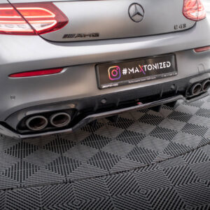 DIFUSOR TRASERO (with vertical bars) Mercedes-AMG C43 Coupe / Cabrio C205 Facelift / A205 Facelift