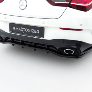 DIFUSOR TRASERO (with vertical bars) Mercedes-AMG CLA 35 / 45 Coupe / Shooting Brake C118 Facelift / X118 Facelift