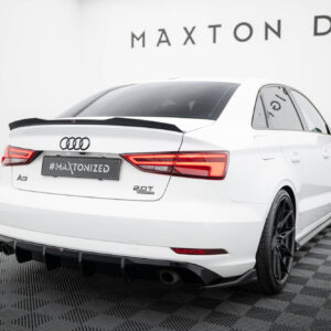 DIFUSOR TRASEROAudi A3 Sedan 8V Facelift (Version with single exhaust tips on both sides)