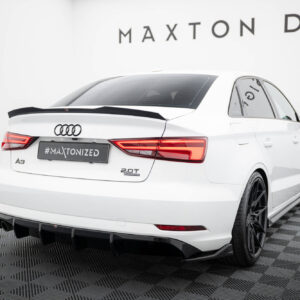 DIFUSOR TRASEROAudi A3 Sedan 8V Facelift (Version with single exhaust tips on one side)