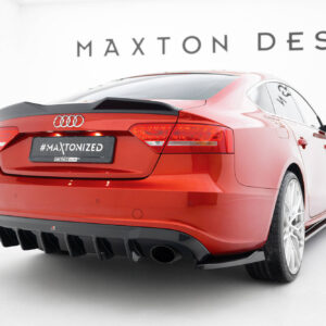 DIFUSOR TRASEROAudi A5 S-Line Sportback 8T (Version with single exhaust tips on both sides)