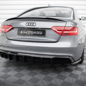 DIFUSOR TRASEROAudi A5 S-Line Coupe / Sportback 8T Facelift (Versión de escape doble de un solo lado)