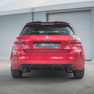 DIFUSOR TRASERO + Exhaust Ends Imitation Peugeot 308 GT Mk2 Facelift