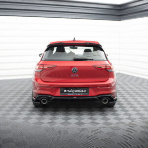 DIFUSOR TRASERO + Exhaust Ends Imitation Volkswagen Golf GTE / R-Line Mk8 / Mk8 Facelift