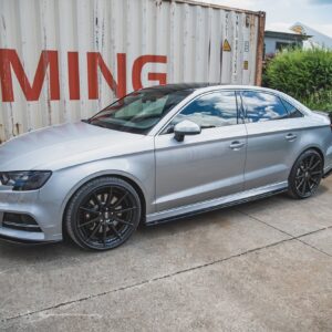FALDONES LATERALES DIFUSORES V.2 AUDI S3 / A3 S-LINE SEDAN 8V FACELIFT