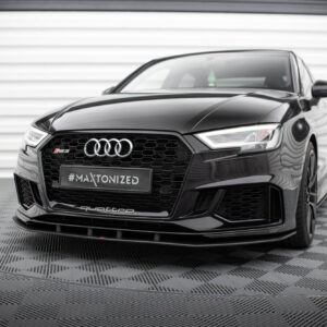 19791 Street Pro Front Splitter Audi RS3 Sedan 8V Facelift