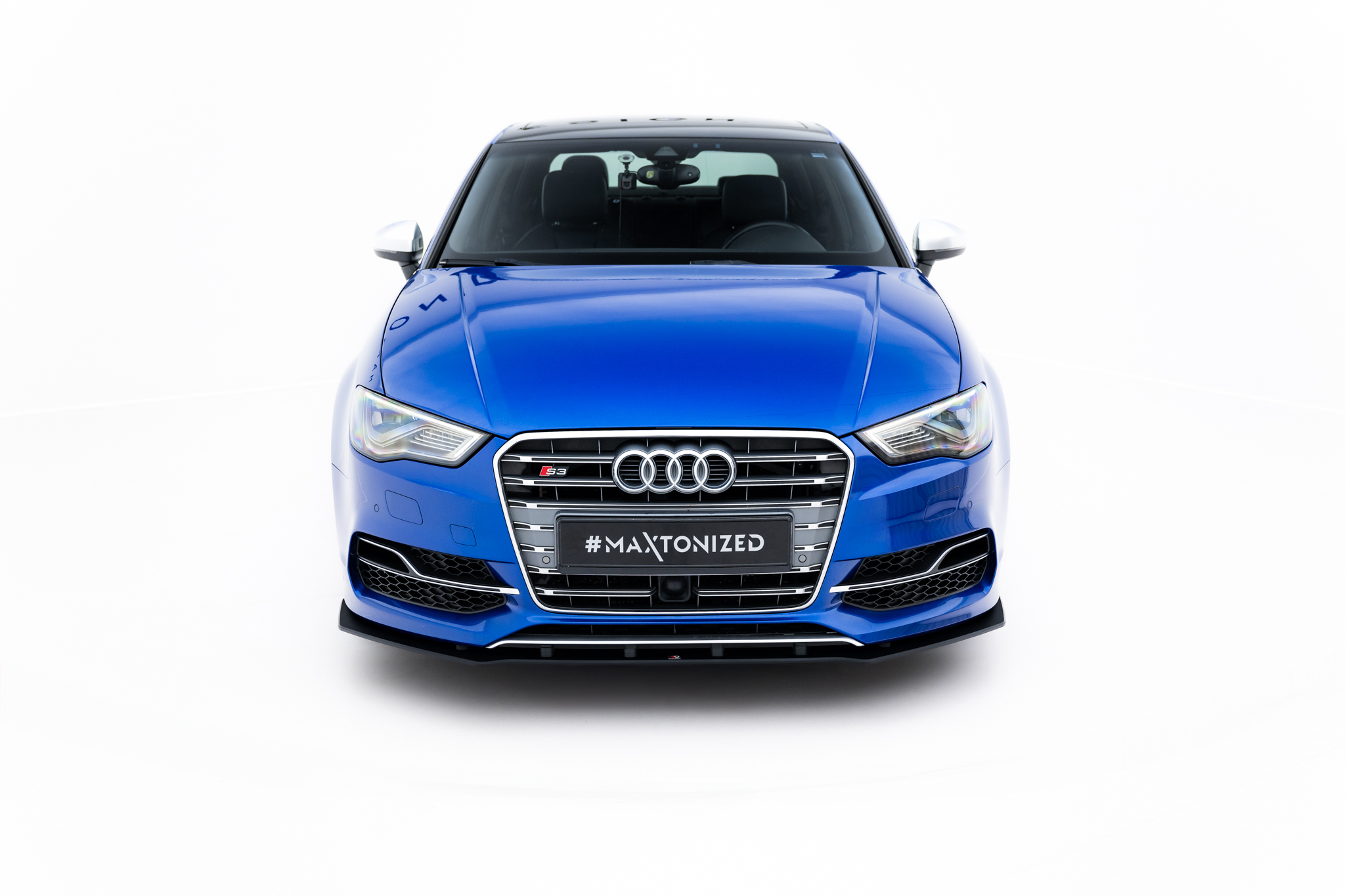 20439 Street Pro Front Splitter Audi S3 A3 S Line Sedan 8V - Imagen 2