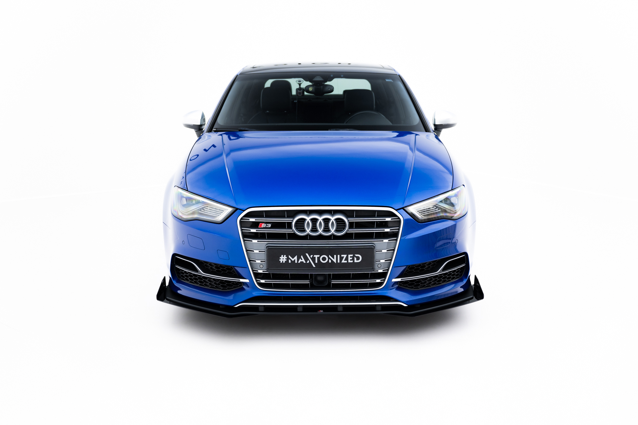 20442 Street Pro Front Splitter Flaps Audi S3 A3 S Line Sedan 8V - Imagen 2