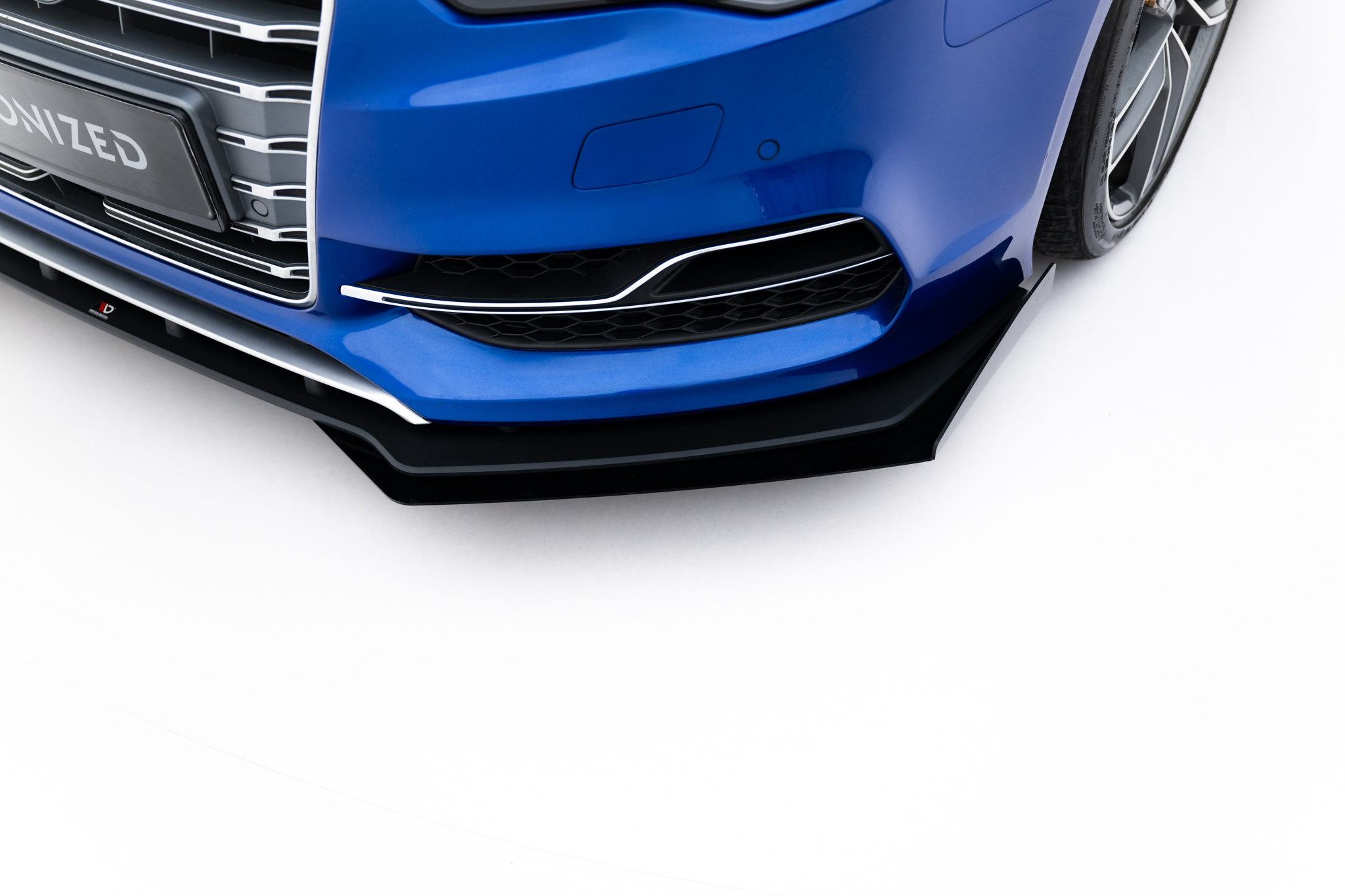 20442 Street Pro Front Splitter Flaps Audi S3 A3 S Line Sedan 8V - Imagen 4