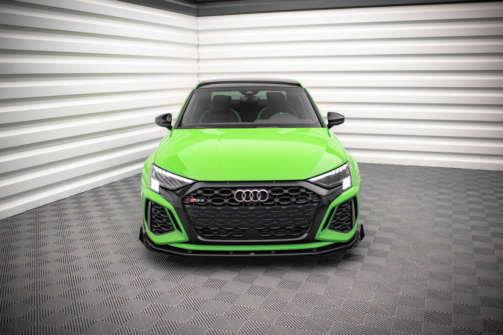 14838 Street Pro Front Splitter V 1 Flaps Audi RS3 8Y - Imagen 2