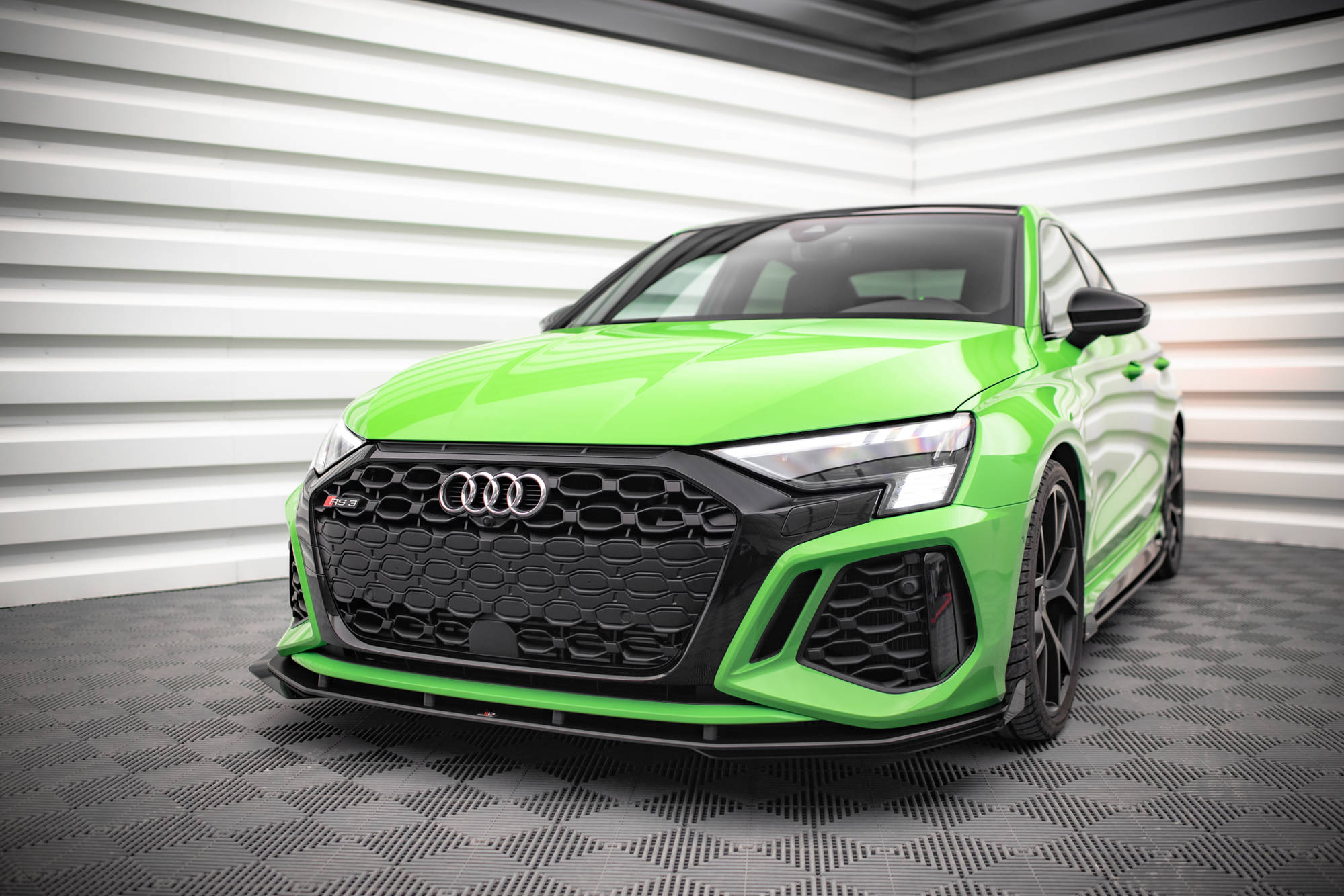 14838 Street Pro Front Splitter V 1 Flaps Audi RS3 8Y