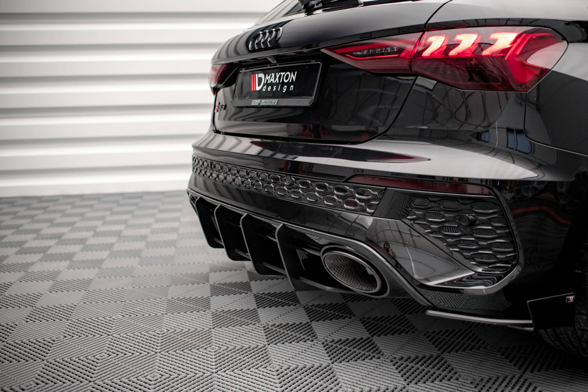 14843 Street Pro Rear Diffuser Audi RS3 Sportback 8Y - Imagen 2