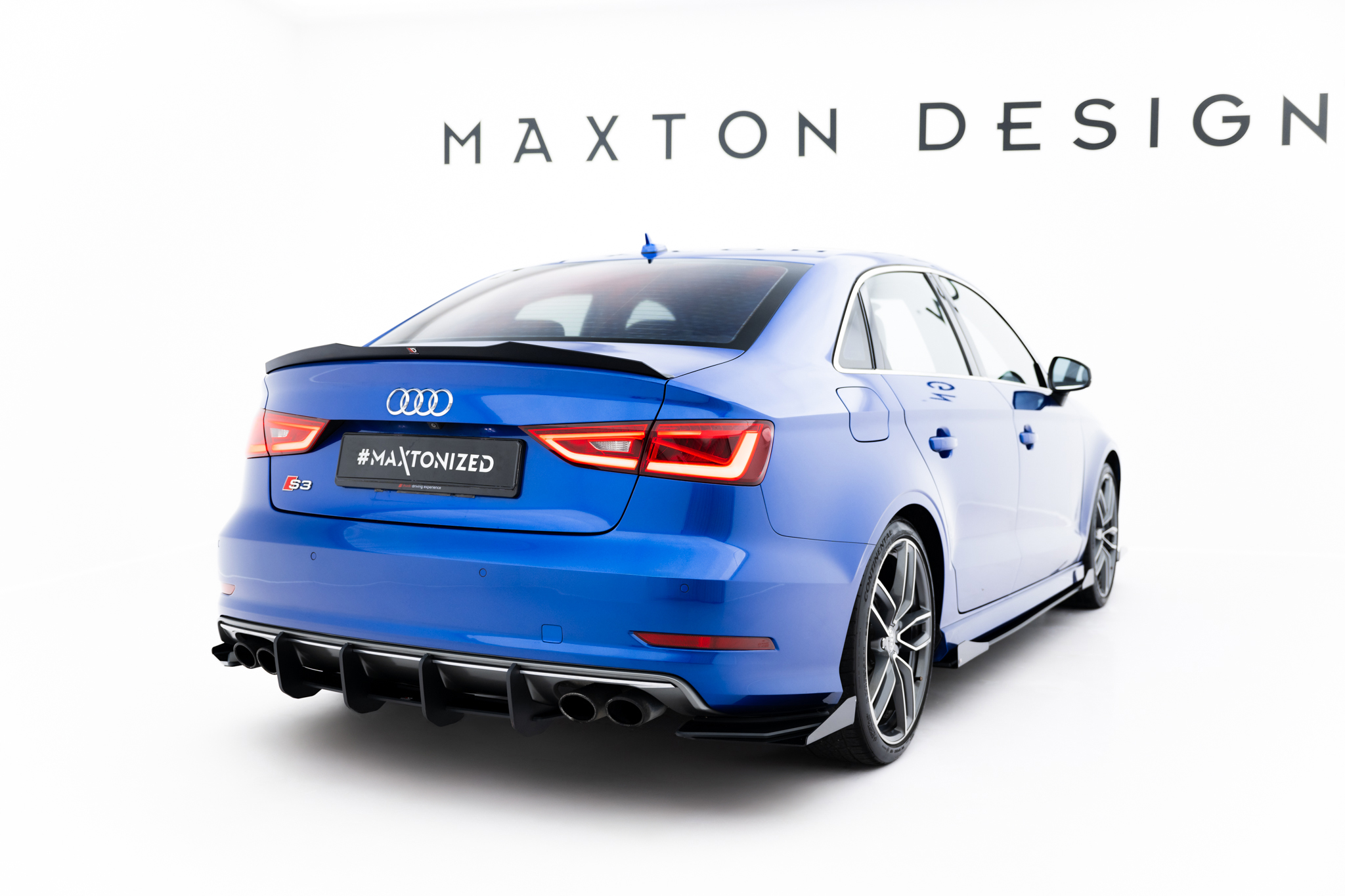 20453 Street Pro Rear Diffuser Audi S3 Sedan 8V