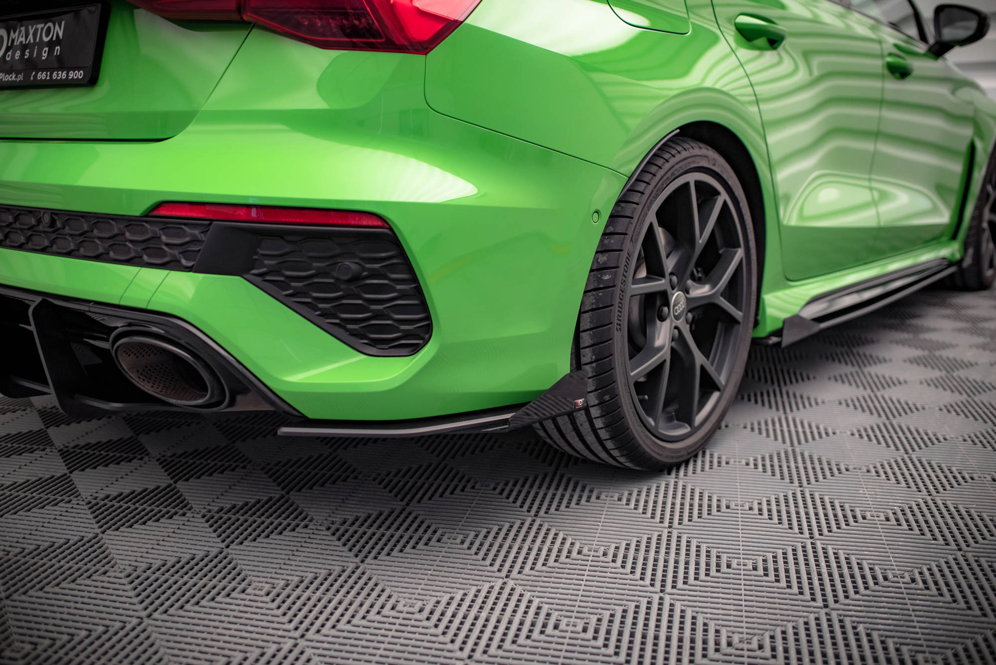 15245 Street Pro Rear Side Splitters Flaps Audi RS3 Sedan 8Y
