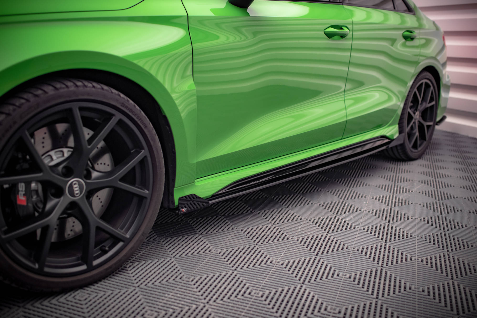 15235 Street Pro Side Skirts Diffusers Flaps Audi RS3 Sedan 8Y