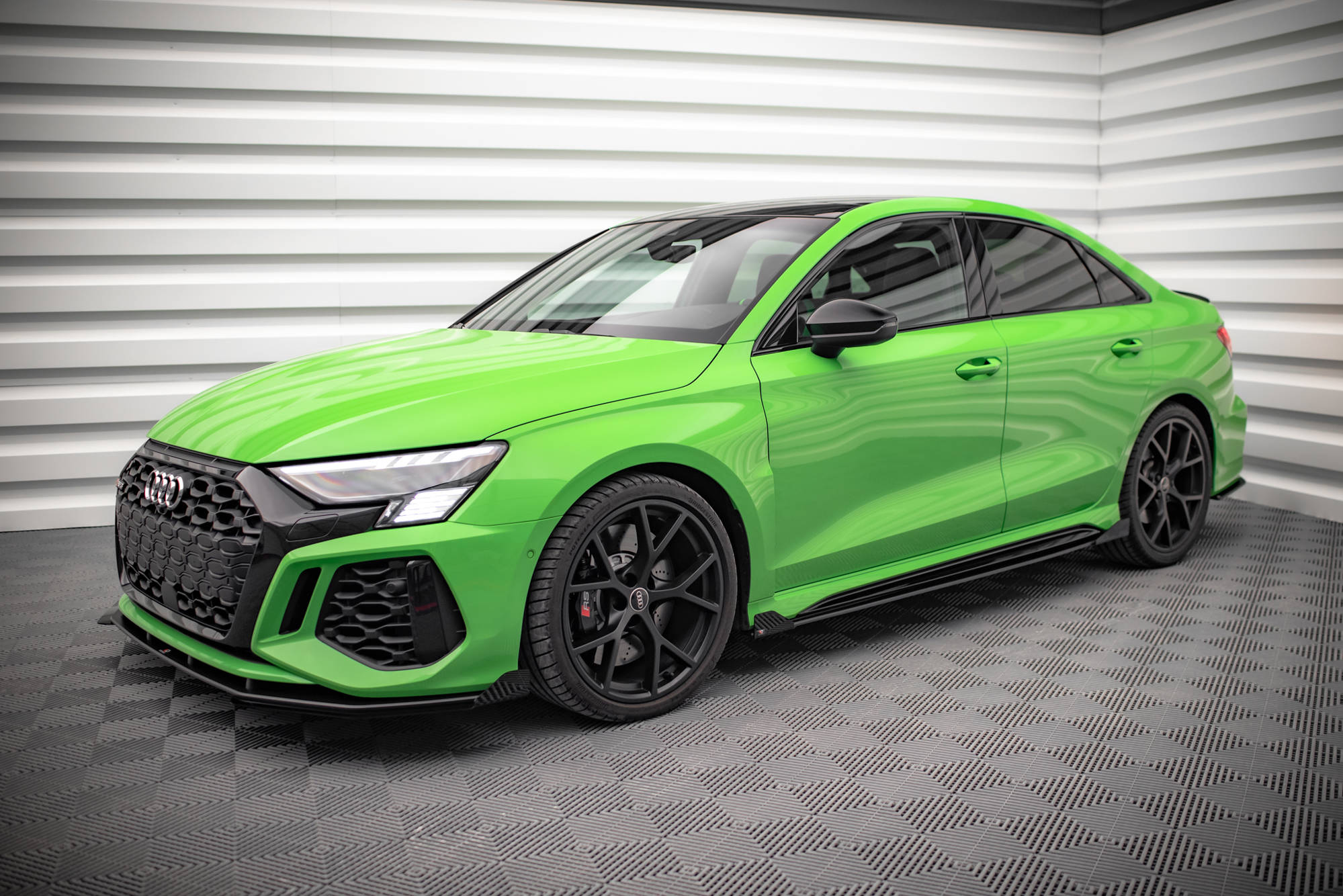 15235 Street Pro Side Skirts Diffusers Flaps Audi RS3 Sedan 8Y - Imagen 2