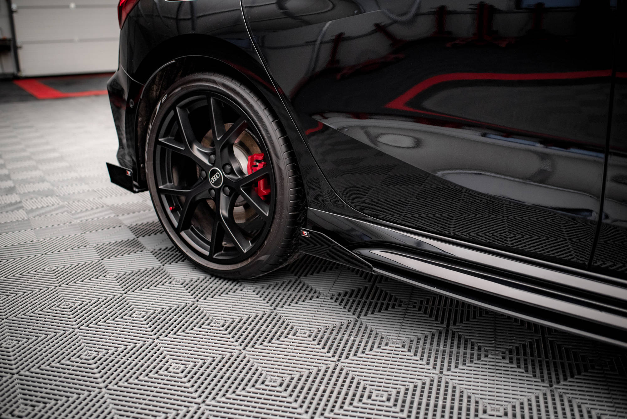 14854 Street Pro Side Skirts Diffusers Flaps Audi RS3 Sportback 8Y - Imagen 3