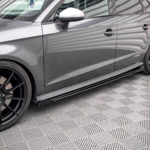 16273 Street Pro Side Skirts Diffusers Flaps Audi S3 A3 S Line Sportback 8V Facelift