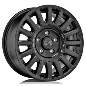 4 LLANTAS OZ RALLY RAID 18 PULGADAS MATT BLACK SILVER LETTERING