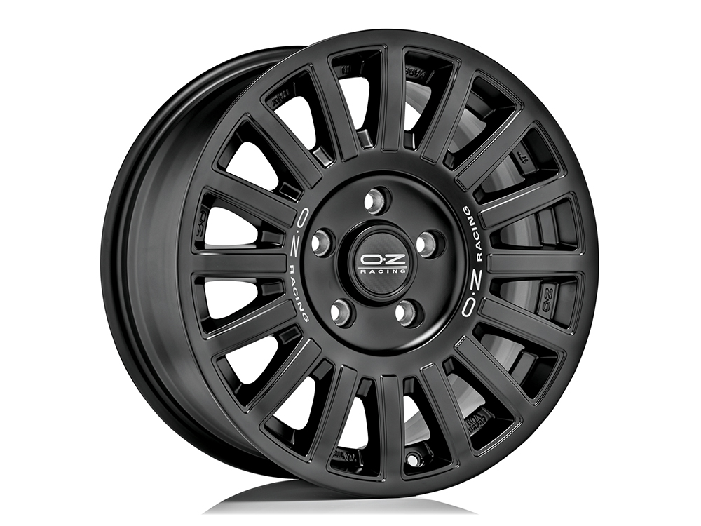 4 LLANTAS OZ RALLY RAID 18 PULGADAS MATT BLACK SILVER LETTERING