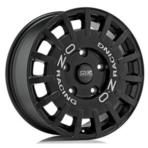 4 LLANTAS OZ RALLY RACING VAN 18 PULGADAS MATT BLACK SILVER LETTERING