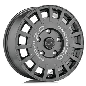 4 LLANTAS OZ RALLY RACING VAN 18 PULGADAS DARK GRAPHITE SILVER LETTERING